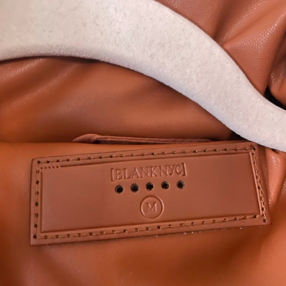 Blank NYC faux leather puffer jacket - Picture 3 of 3